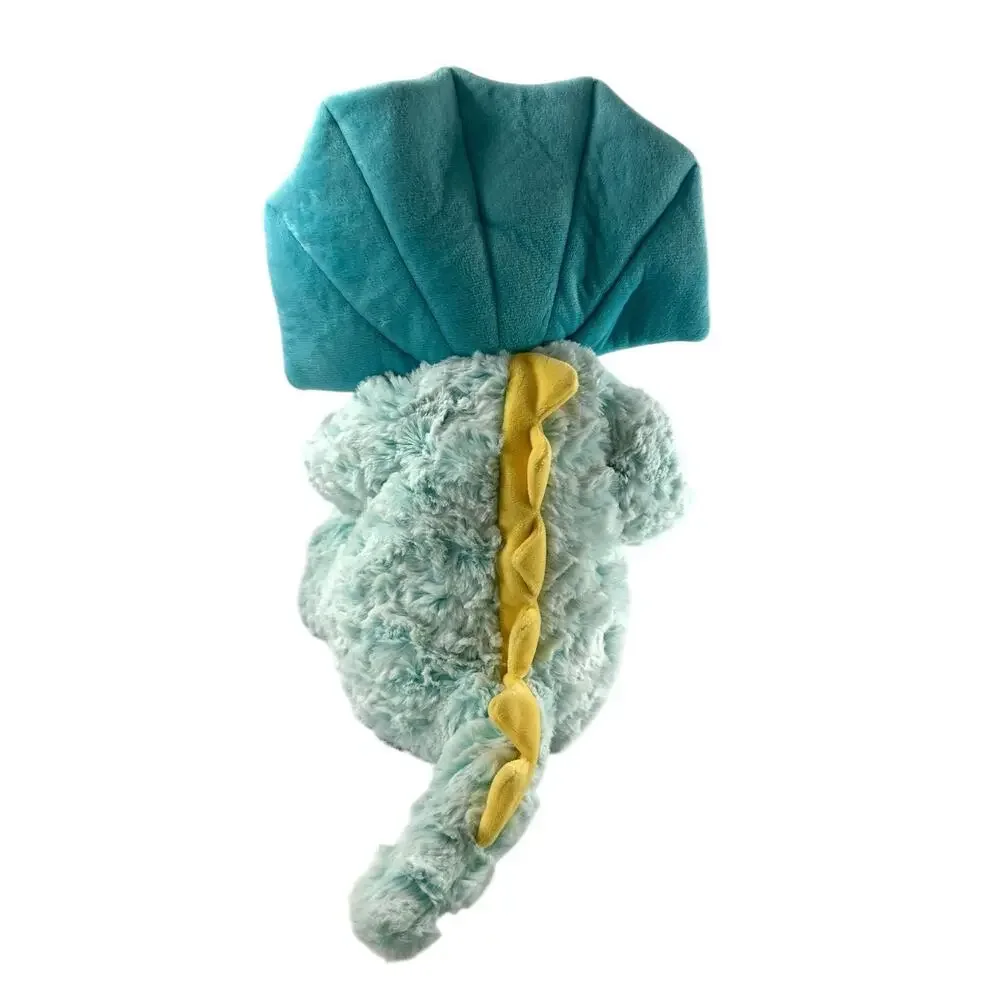 DEMDACO Heartful Hugs Triceratops Weighted Plush Dinosaur 20” Turquoise Sensory